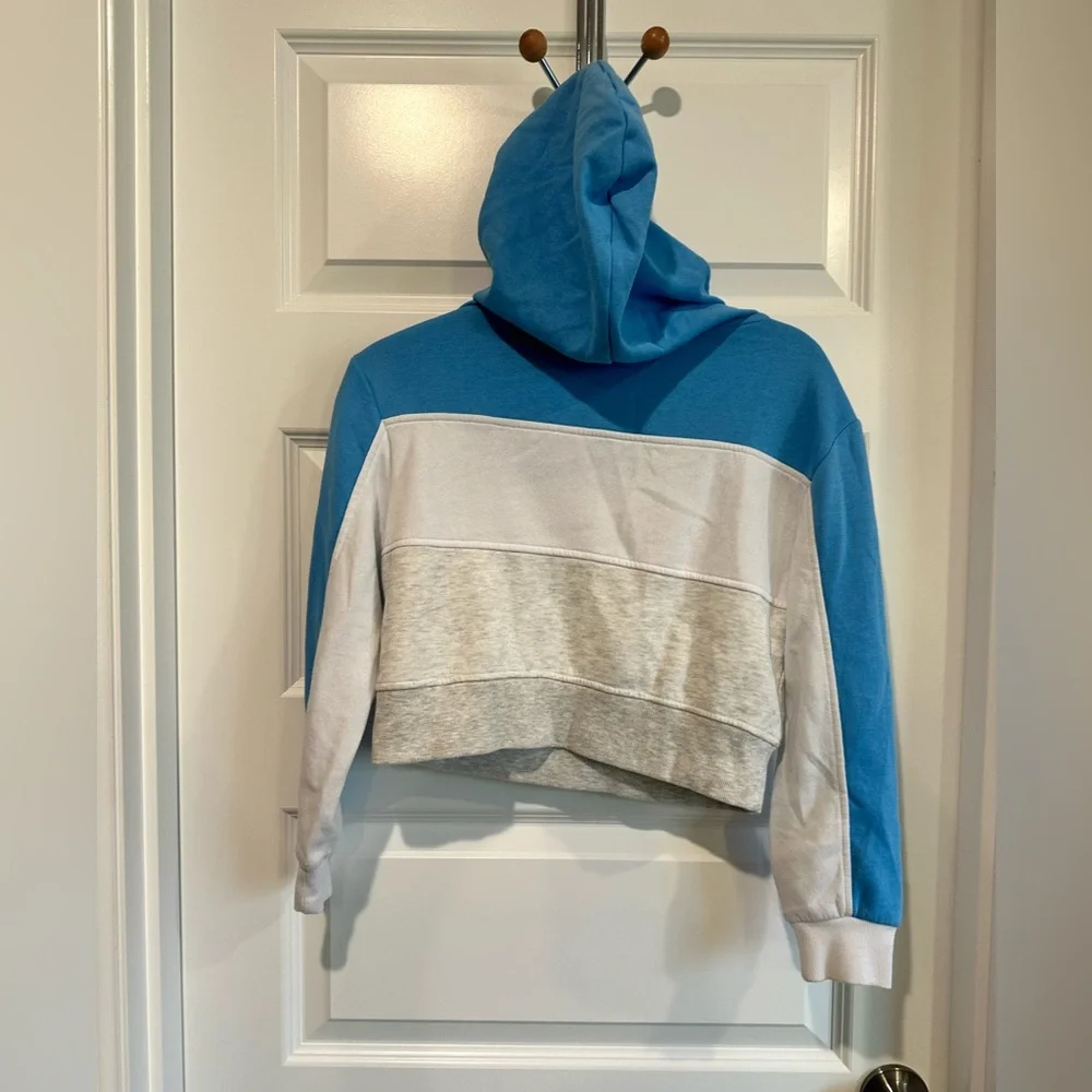 Justice Girls Medium Gymnast Hoodie & Joggers Set – Malibu Aqua - EUC